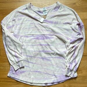 VS Pink terry cloth sweatshirt